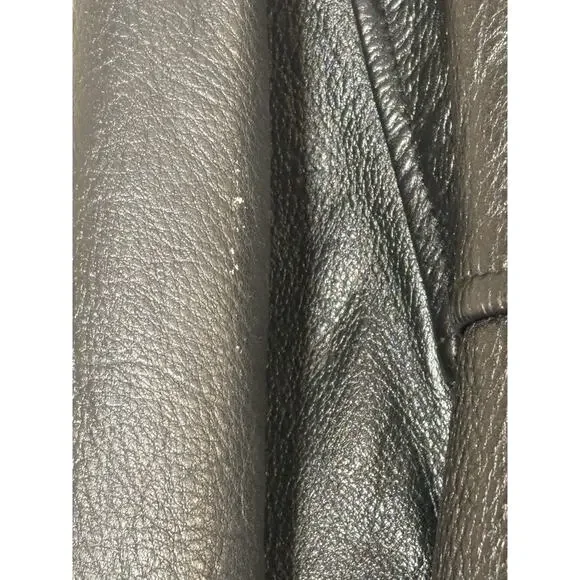 Vintage 90’s J Crew Oarsman Leather Bomber Aviator Jacket Distressed Sz L - Picture 3 of 10